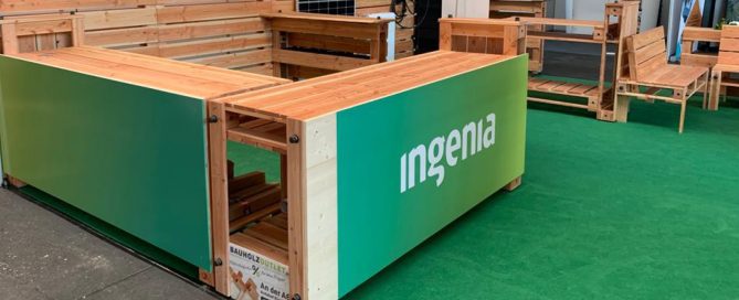 Messe Ausstattung mit Messesystem – Messestand der Fa. Ingenieure – Erneuerbare Energie