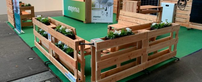 Messe Ausstattung mit Messesystem – Messestand der Fa. Ingenieure – Erneuerbare Energie