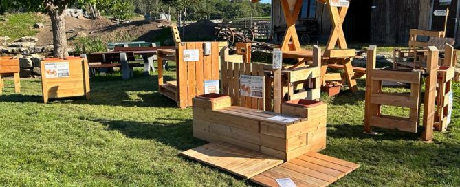Messestand und Garten Ausstattung – Messestand auf dem Landfest