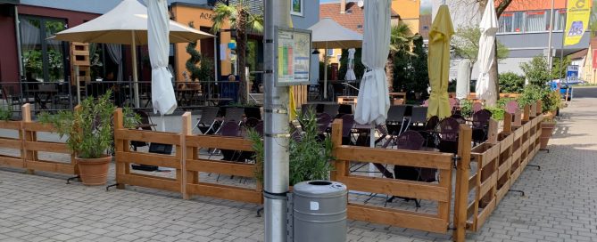 Terrassen Gastronomie Ausstattung – Das Acanto in Crailsheim