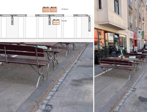 Restaurant in Köln – Sichtschutz für die Sitzplätze vor dem Restaurant