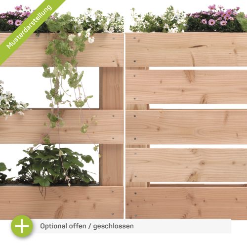 Pflanzgestell oder Sichtschutz - Pflanzregal aus Holz - Vertikalgarten