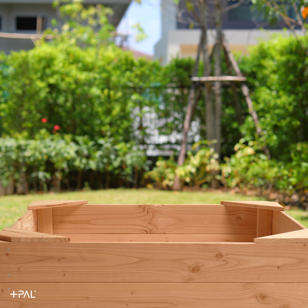 Sandkasten aus Douglasienholz