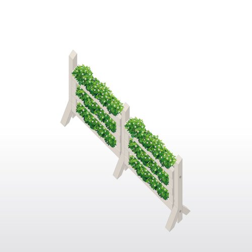 Sichtschutz Gastronomie Terrasse oder Raumtrenner Aussengastronomie mit PF120+ Fuss Element 5